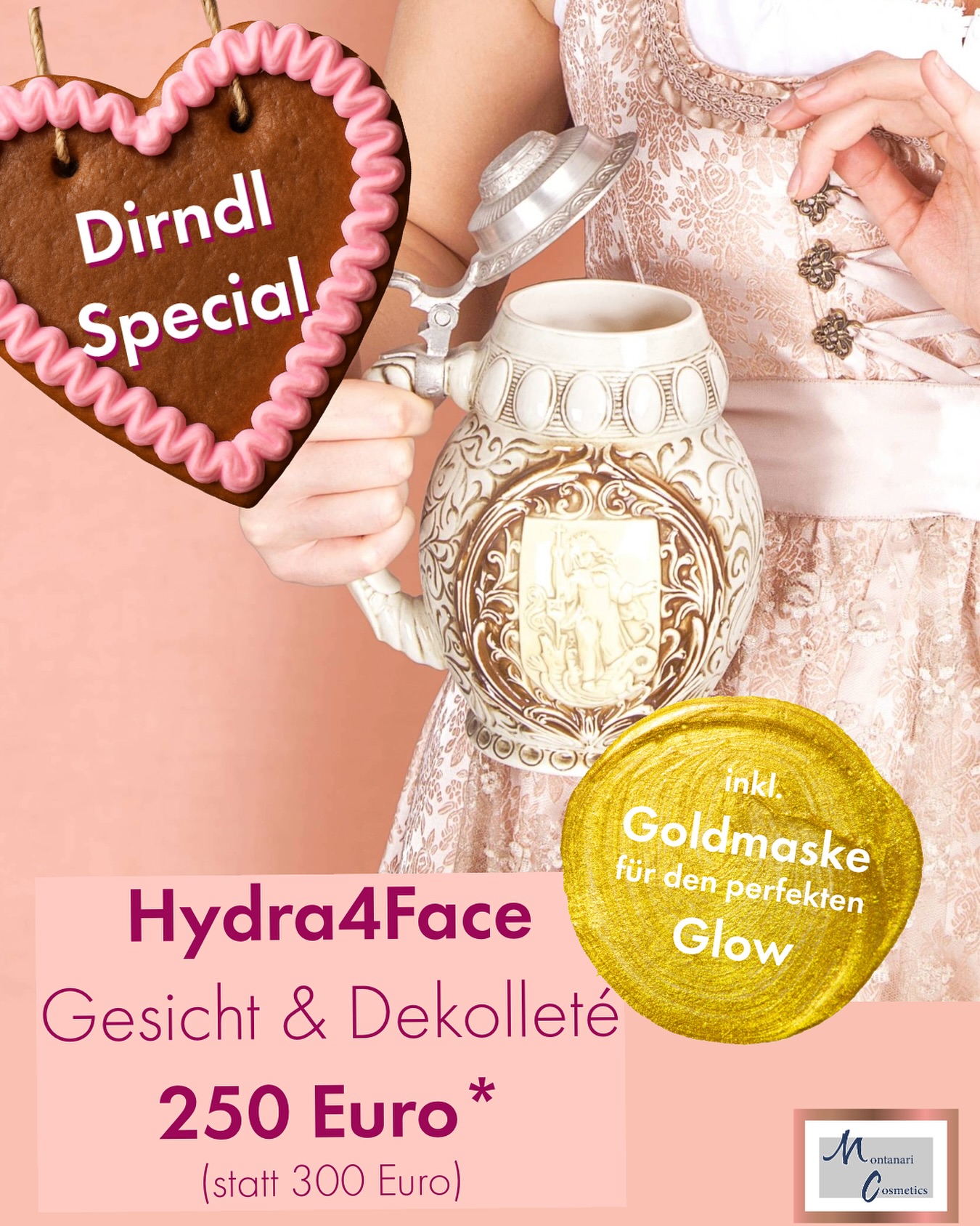 🎡 O’zapft is – und Sie strahlen mit unserem Dirndl Special! ✨🍺 Nicht nur das Münchner Original steht vor der Tür, sondern auch die beliebten Bier- und Herbstfeste in NRW öffnen bald die Zelte.  Gönnen Sie sich unser exklusives Dirndl Special: 💧 Hydra4Face-Behandlung für Gesicht & Dekolleté ✨ und Goldmaske – für noch mehr Strahlkraft Sagen Sie trockener Haut und fahlen Teints Servus und feiern Sie mit makelloser Frische und einem strahlenden Look von Kopf bis Dekolleté für nur✨ 250 Euro✨ anstatt 300 Euro inkl. Goldmaske für den perfekten Glow on top!   📍 Nur vom 01.09. – 30.09. verfügbar – sichern Sie sich jetzt Ihren Termin!   #dirndlGlow #Hydra4Face #Goldmaske #BeautySpecial #GlowUp #antiaging #kosmetik #falten #skinglow #glowingskin #cosmetics #kosmetik #facial #aesthetics #loveyourself #selflove #antiaging #bochum #ruhrpott